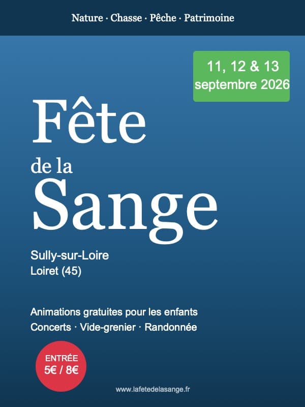 Fête de la Sange — 11, 12 et 13 septembre 2026